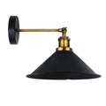 Industrial Indoor Wall Sconce Metal Black Wall Lamp~5972