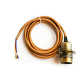 E27 Green Brass Colour Aluminum Holder Fabric 3 Core Round Gold Colour 1m Cable Pendant Set~2157